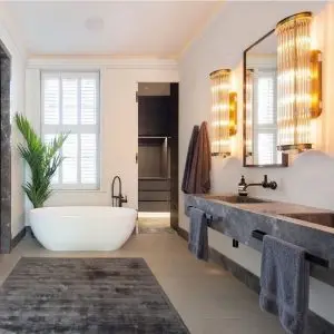 Polished Plaster London - Luxury Polished Plaster Bathroom by Deco Cemento
