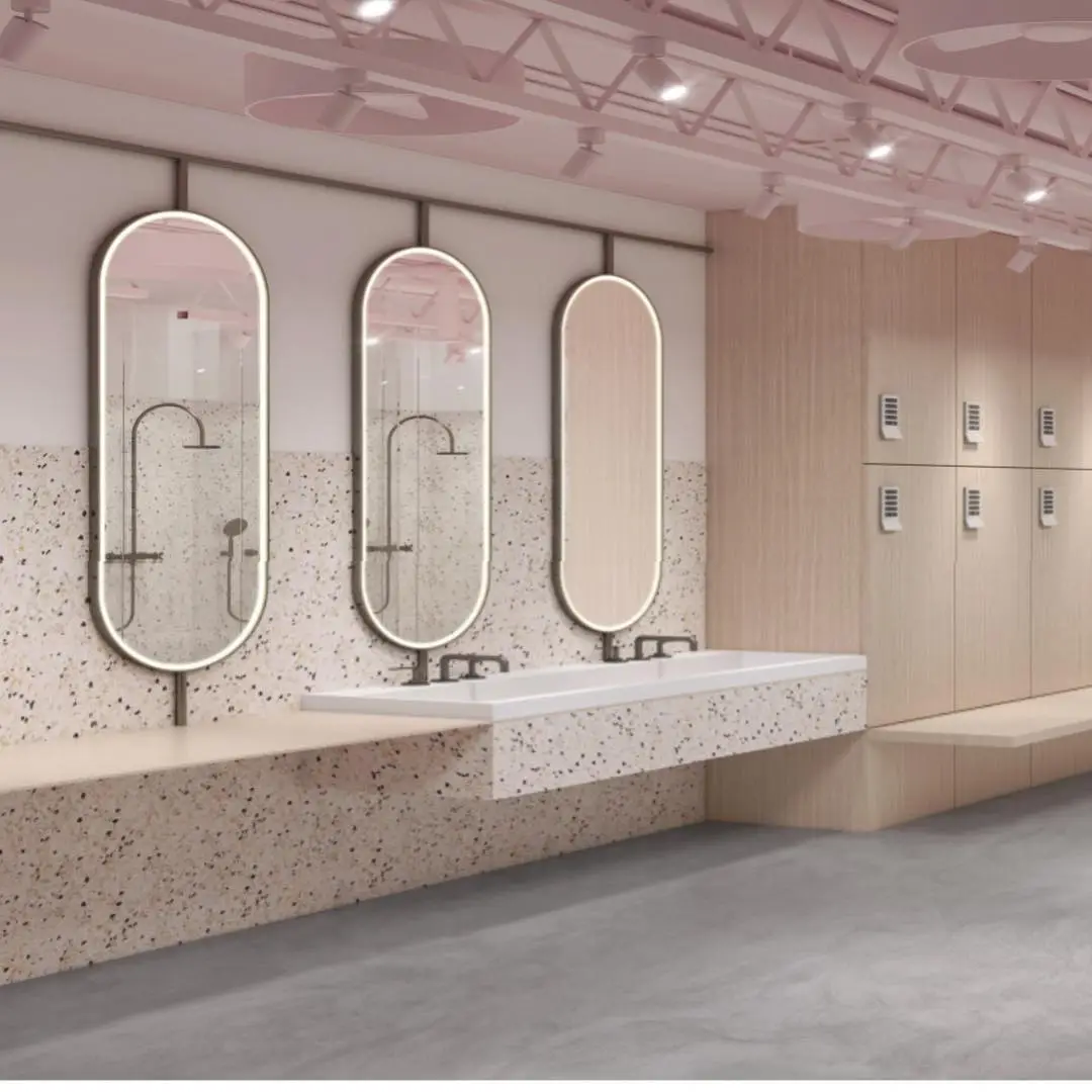 Polished Plaster London - Luxury Gym Interior Design - Deco Cemento