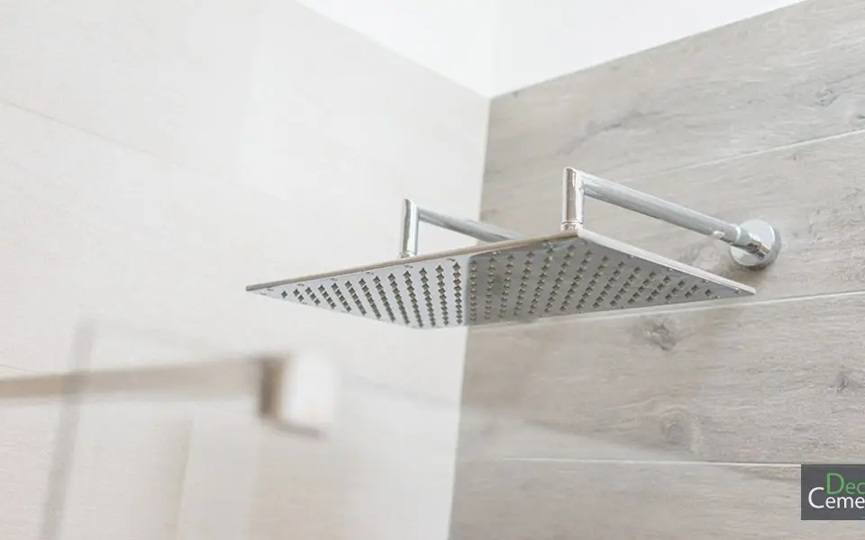 Microcement Shower room by Deco Cemento London