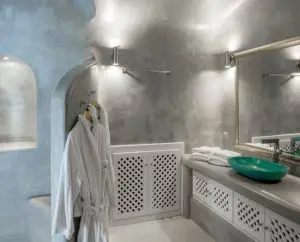 Microcement London - Hotel Bathroom by Deco Cemento