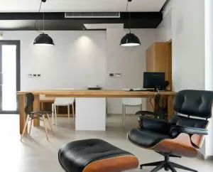 Microcement productivity workspace by Deco Cemento London